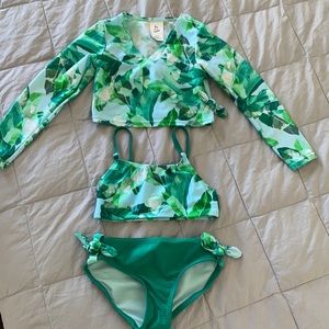 Art Class three piece swim bathing suit